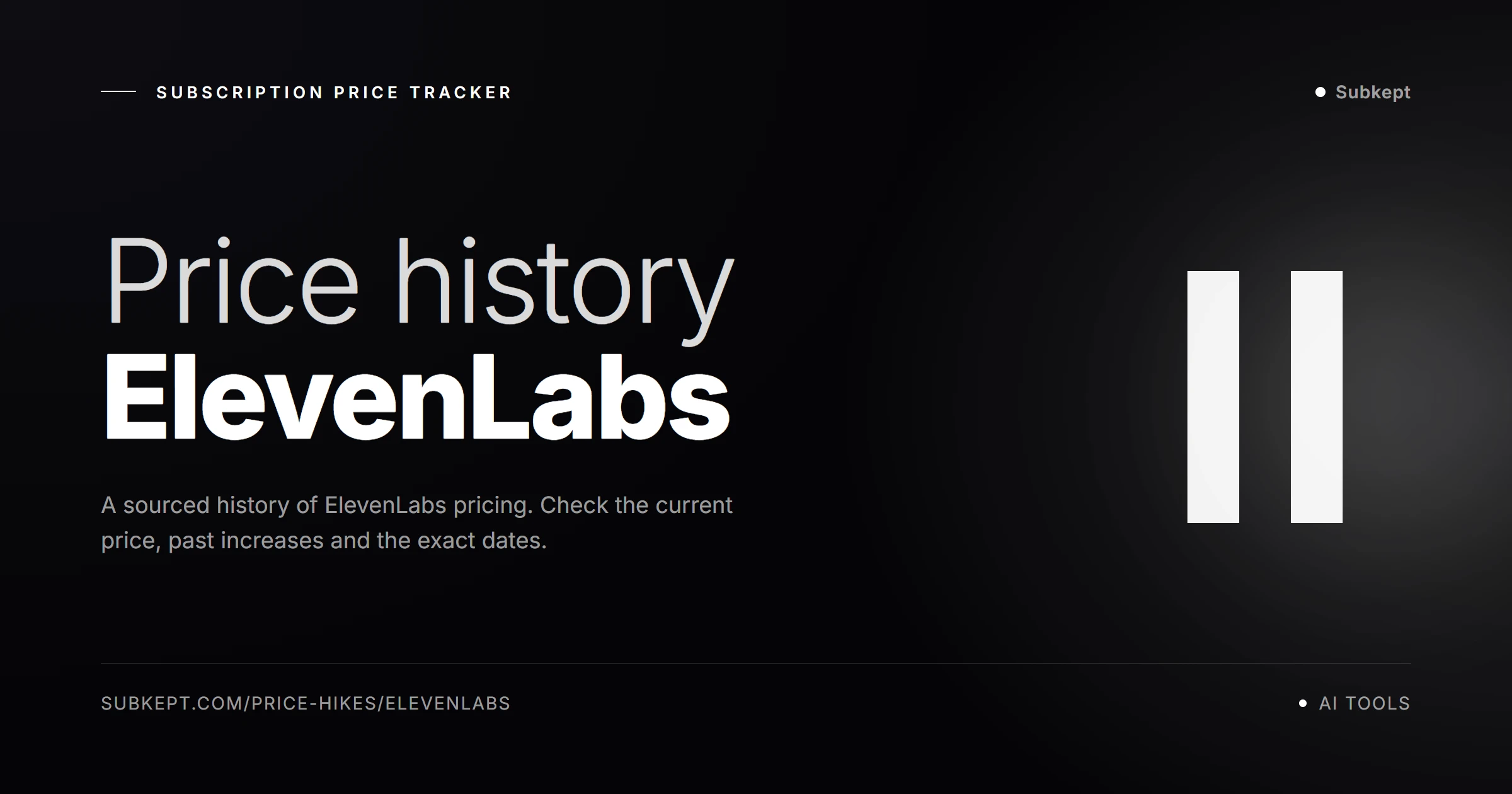 ElevenLabs Price Hikes & Price History (2026)