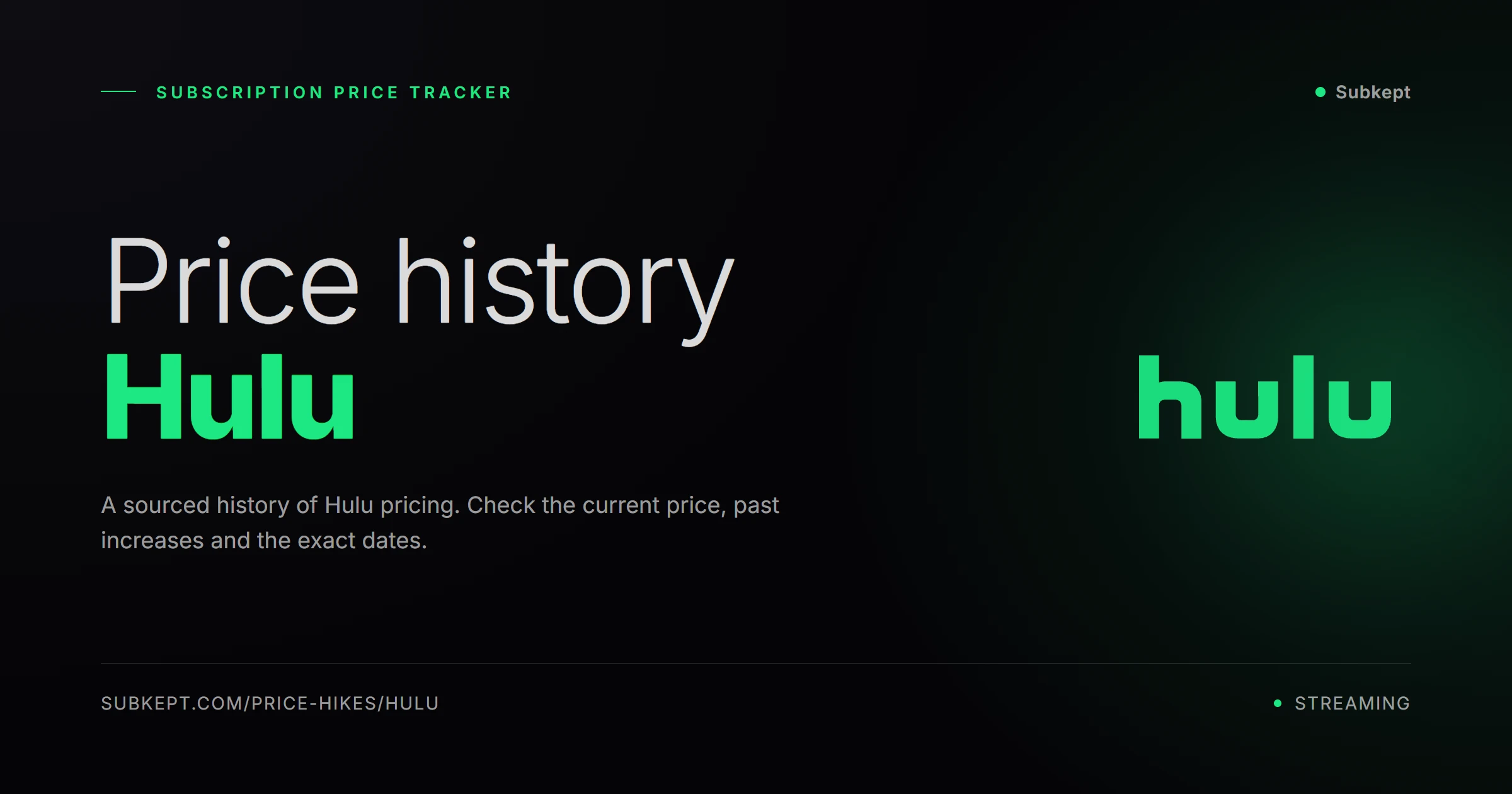 Hulu Price Hikes & Price History (2026)