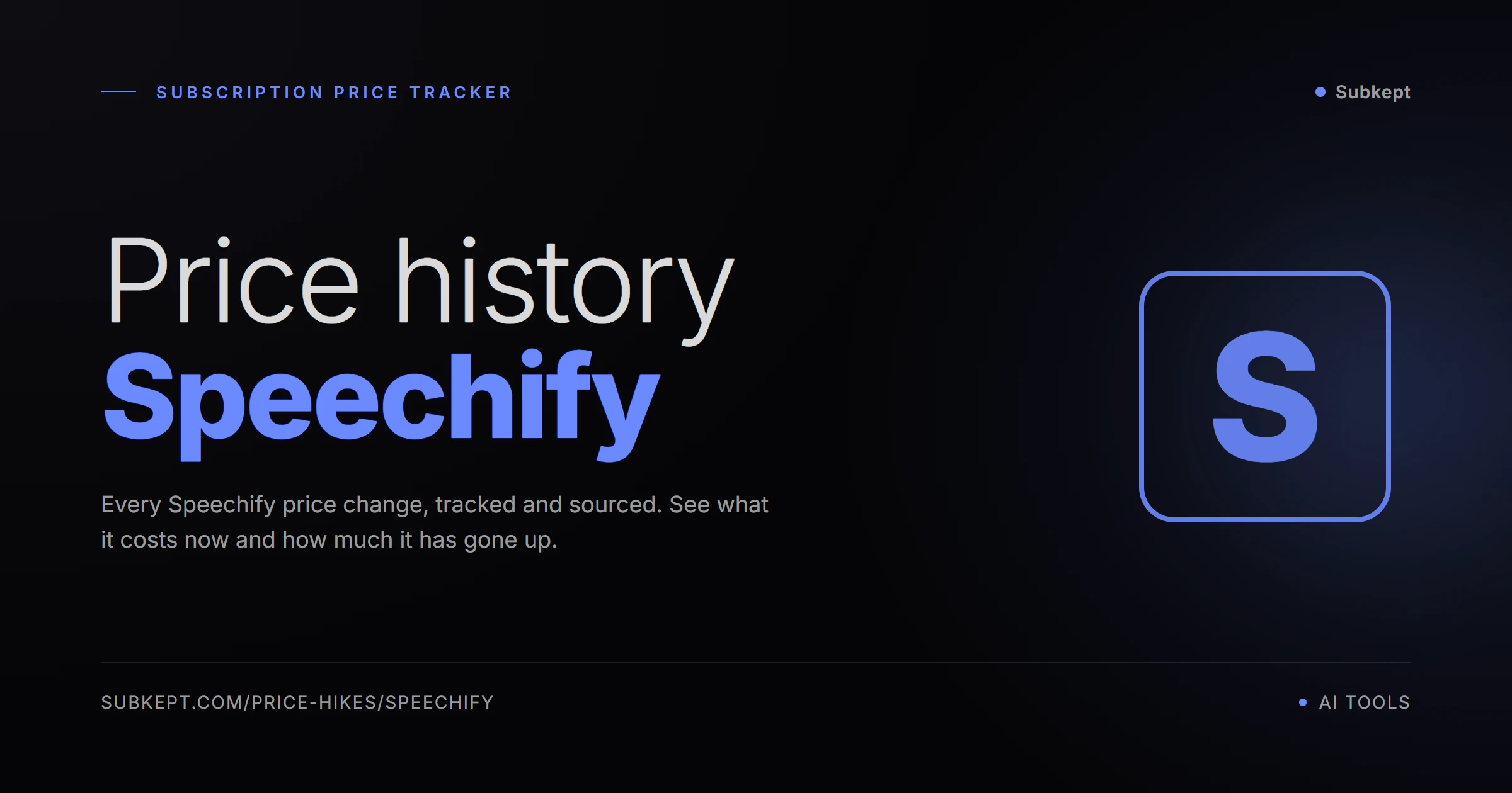 Speechify Price Hikes & Price History (2026)