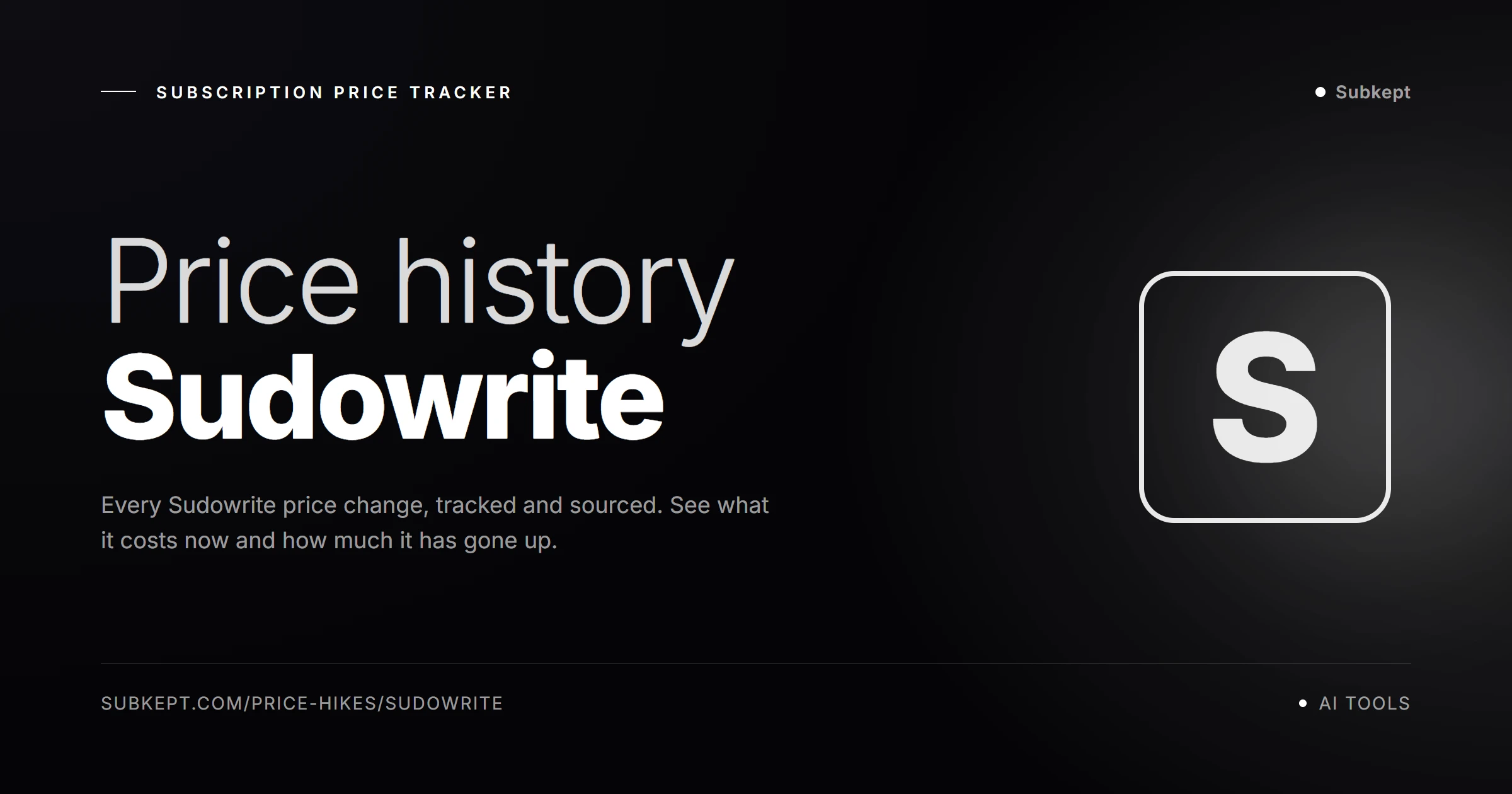 Sudowrite Price Hikes & Price History (2026)